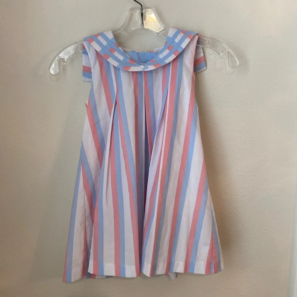 The Beaufort Bonnet Company Pastel Striped Dress